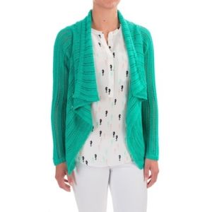 NWOT Nomadic Traders Apropos Roman Holiday Pointelle Sorrento Cardigan Sweater